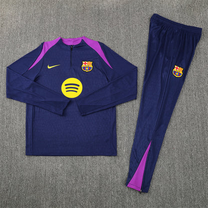 Barcelona Tracksuit-Navy Blue and Purple
