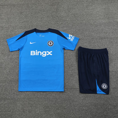 Chelsea Shorts Set-Blue and Black