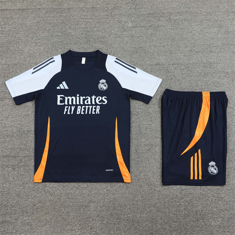 Real Madrid Shorts Set-White and Navy Blue