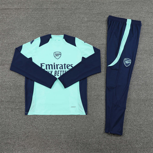 Arsenal Tracksuit-Light Blue and Navy Blue