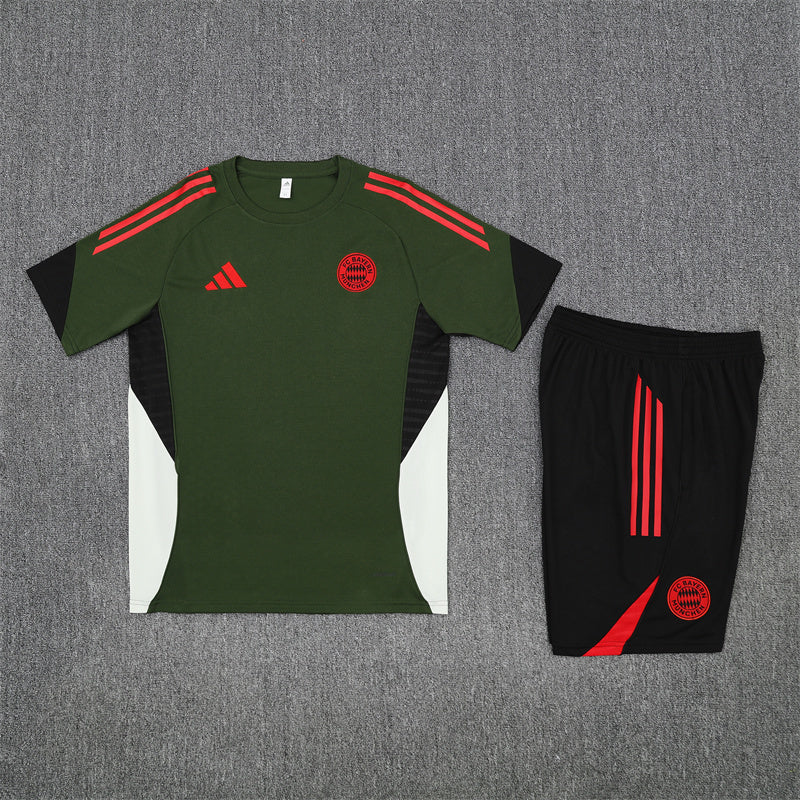 FC Bayern Munich Shorts Set-Dark Green and Black