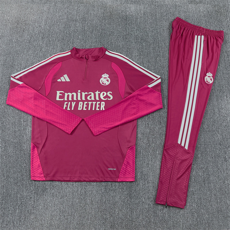 Real Madrid Tracksuit-Pink