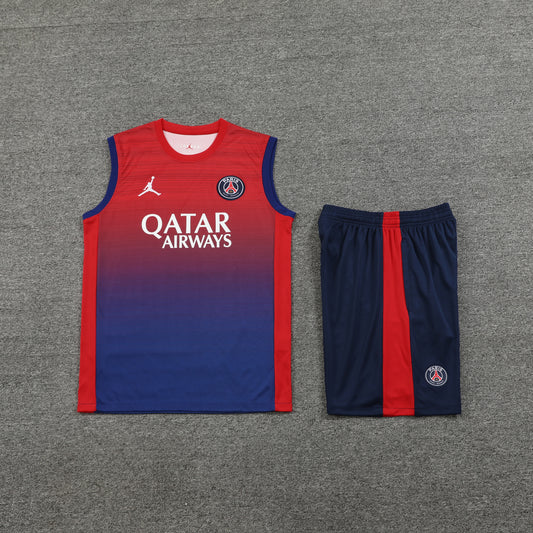 PSG Vest Set-Red and Navy Blue