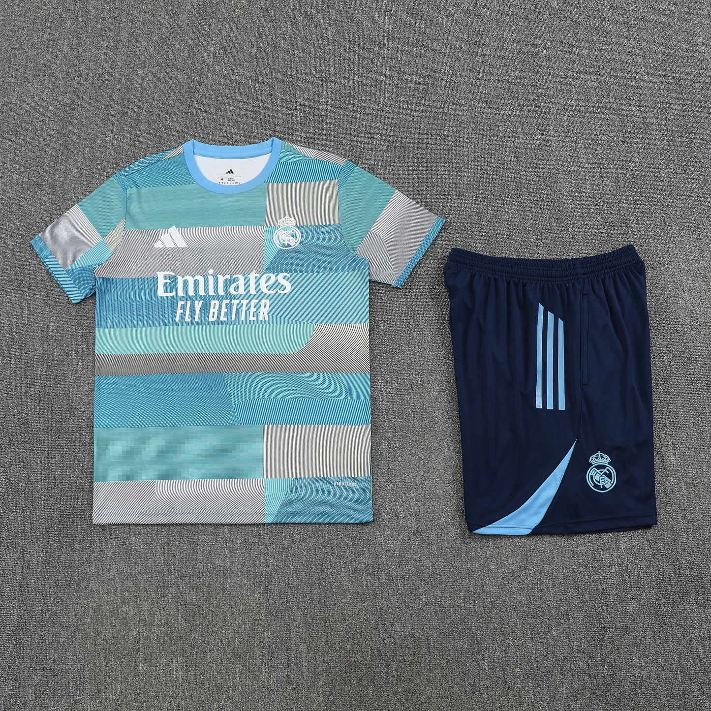 Real Madrid Shorts Set-Blue and Dark Blue