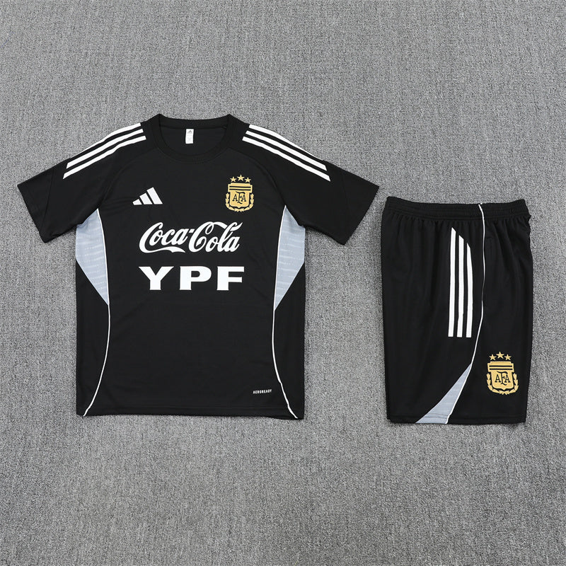 Argentina Shorts Set-Black
