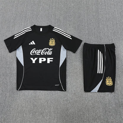 Argentina Shorts Set-Black