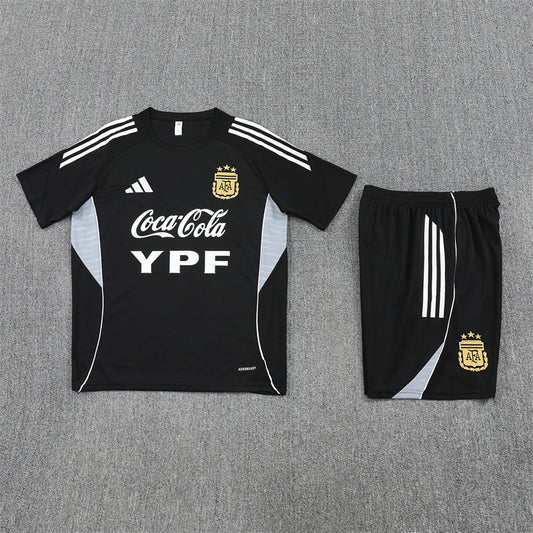 Argentina Shorts Set-Black