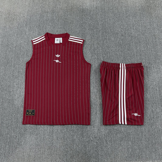 Arsenal Vest Set-Maroon