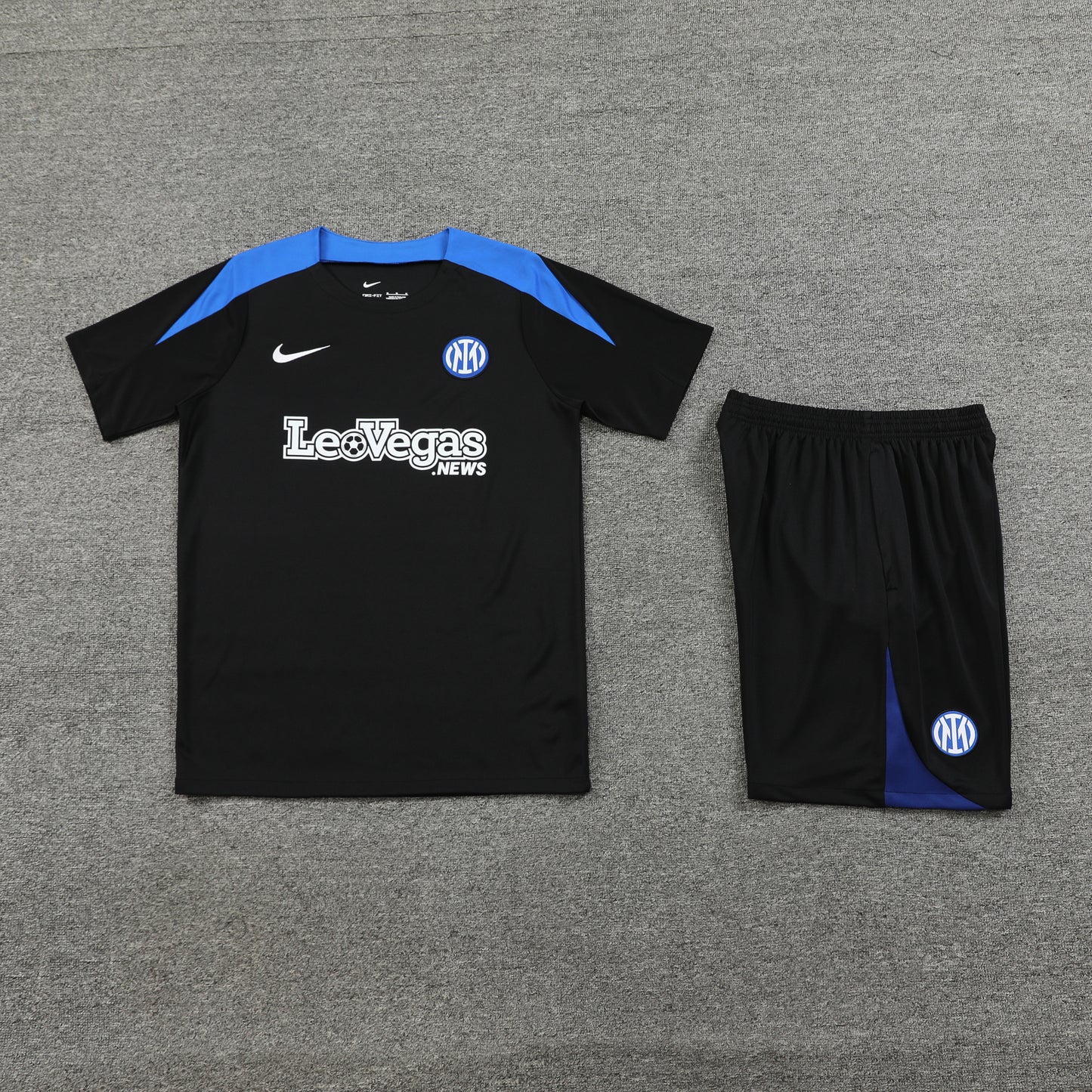Inter Milan Shorts Set-Black and Blue
