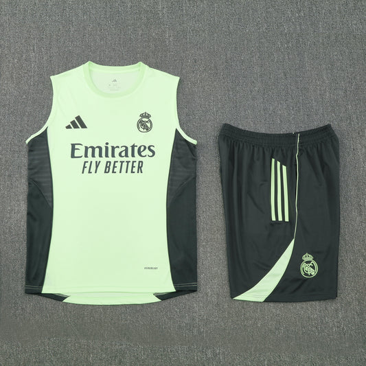 Real Madrid Vest Set-Light Green and Dark Grey