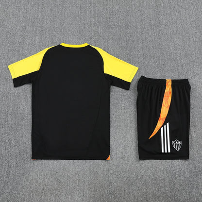 Atletico Mineiro Shorts Set-Black and Yellow