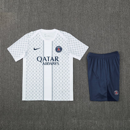 PSG Shorts Set-White and Grey