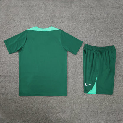 Portugal Shorts Set-Dark Green