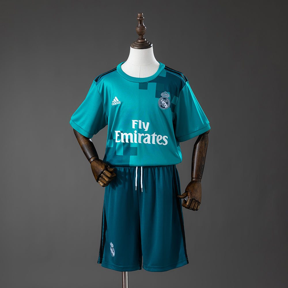 Real Madrid 17/18 Third Away Retro Kids Kit