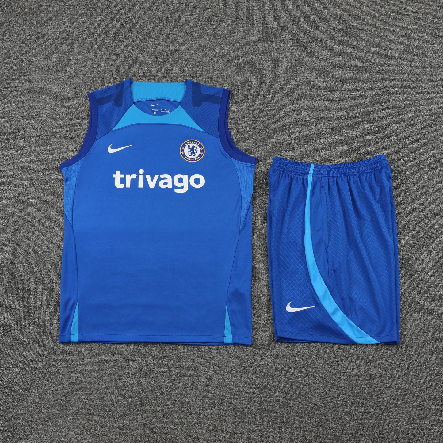Chelsea Vest Set-Blue