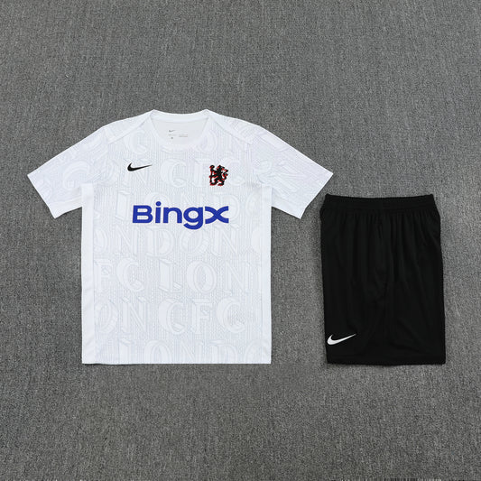 Chelsea Shorts Set-White and Black
