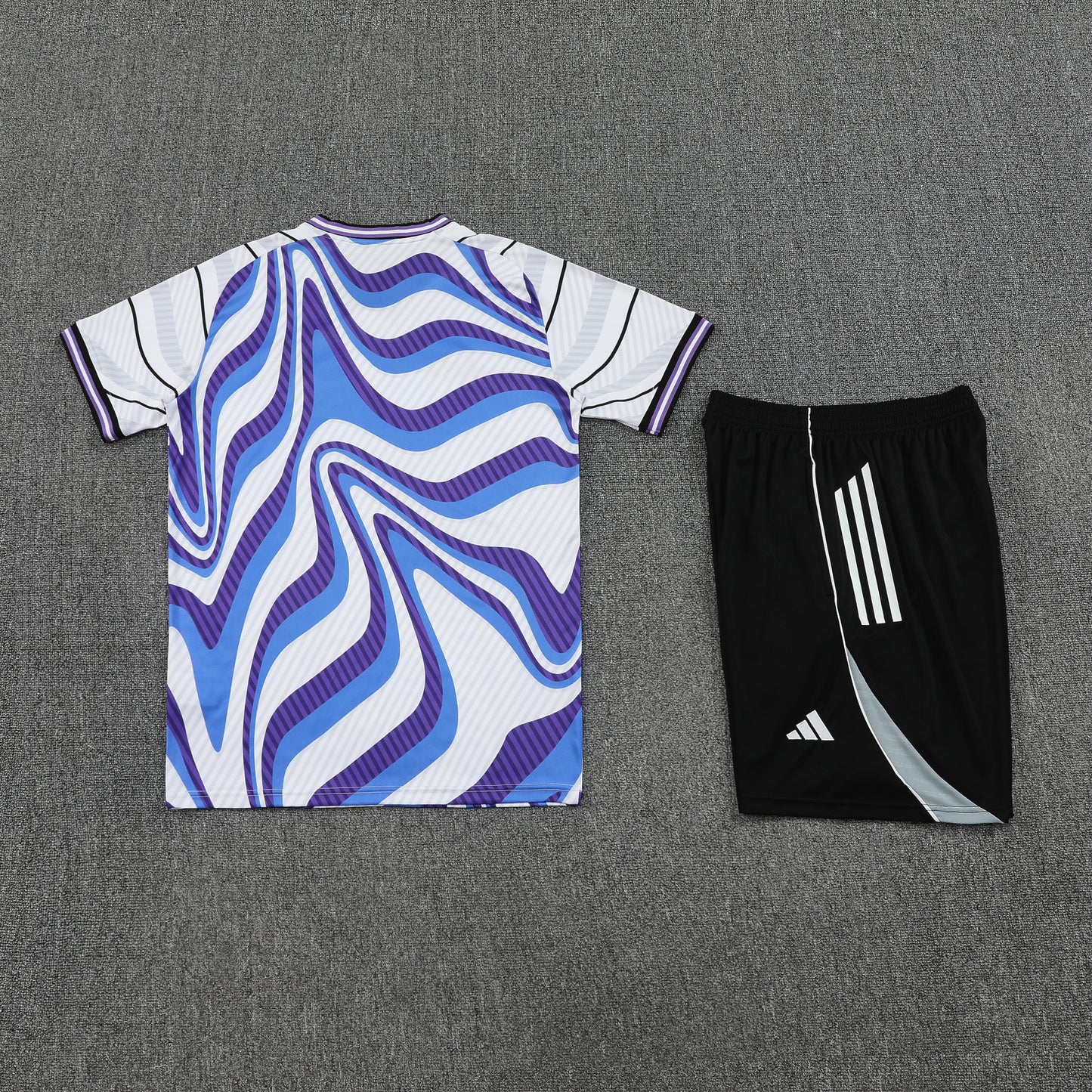 Real Madrid Shorts Set-White, Blue and Black