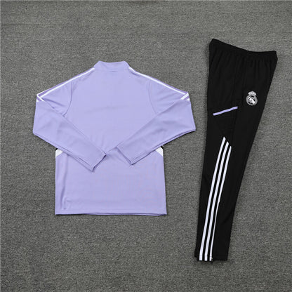 Real Madrid Tracksuit-Purple and Black