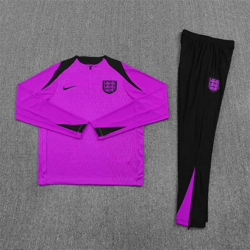 England Tracksuit-Purple and Black