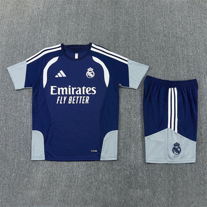 Real Madrid Shorts Set-Navy Blue and Grey