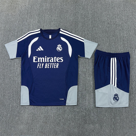 Real Madrid Shorts Set-Navy Blue and Grey