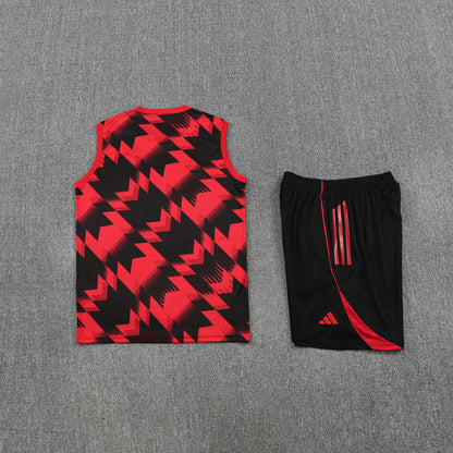 Manchester United Vest Set-Red and Black