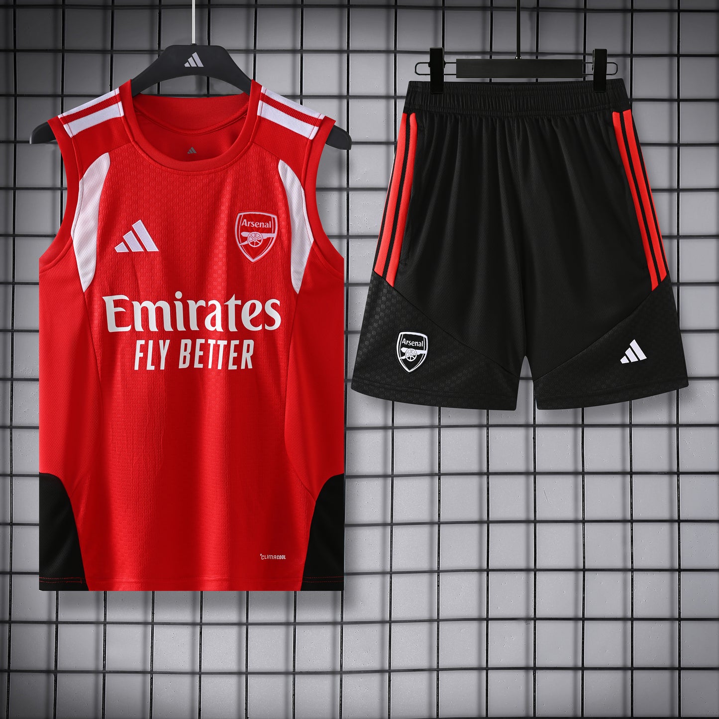 Arsenal Vest Set-Red and Black
