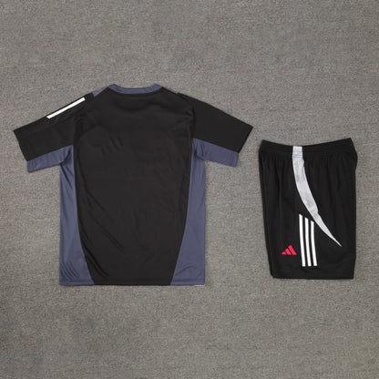 Manchester United Shorts Set-Black and Grey