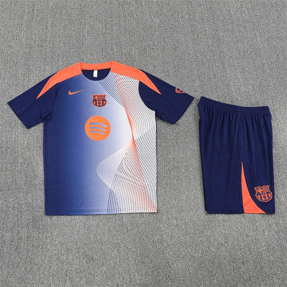 Barcelona Shorts Set-Blue and Navy Blue