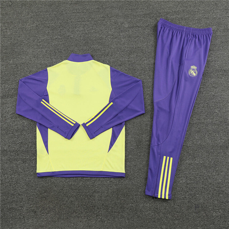 Real Madrid Tracksuit-Yellow and Purple