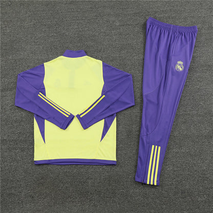 Real Madrid Tracksuit-Yellow and Purple