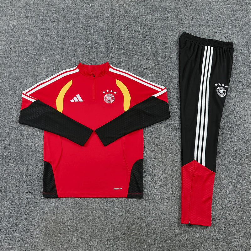 Germany Tracksuit-Red and Black
