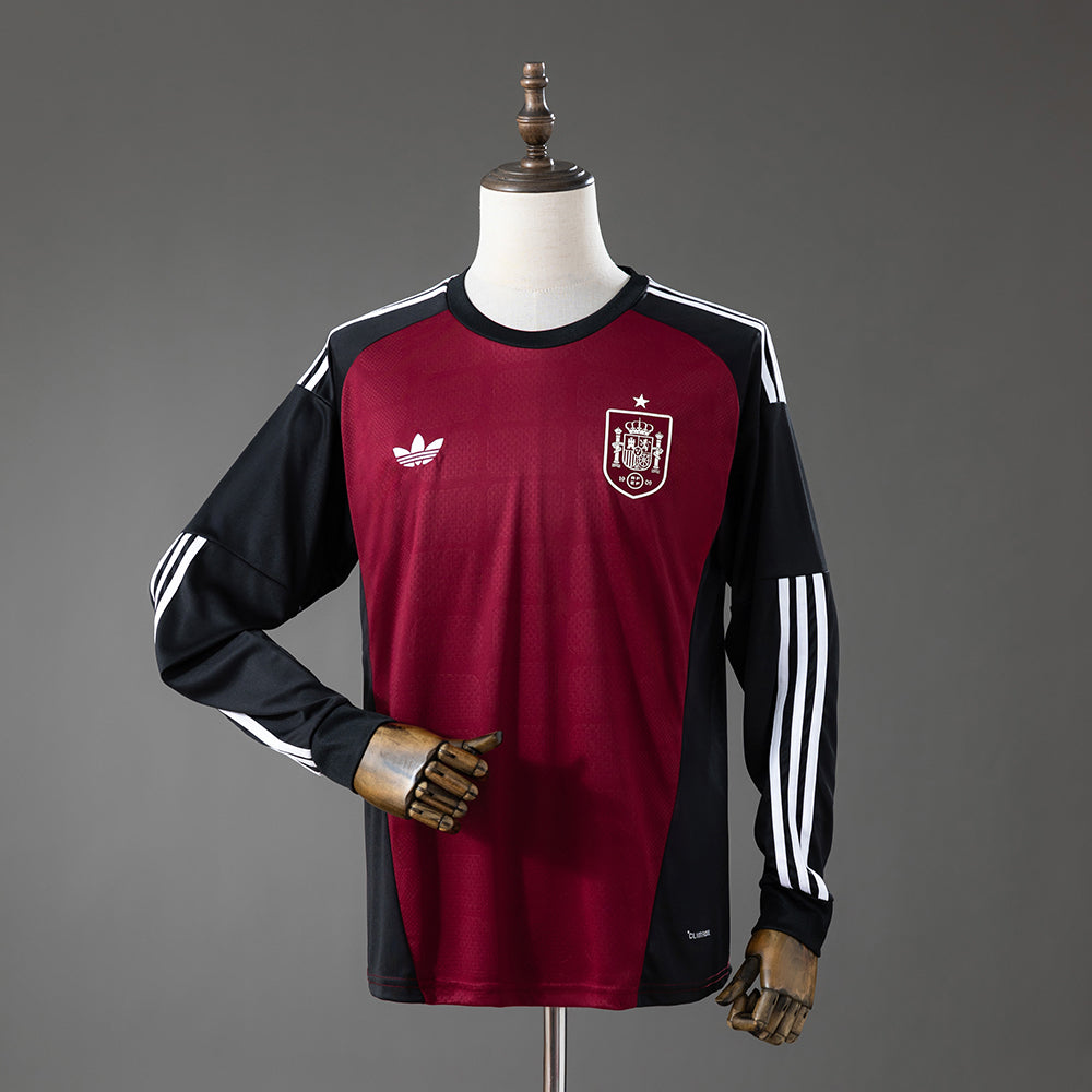 Spain 2026 GK-Red Long Sleeved Jersey
