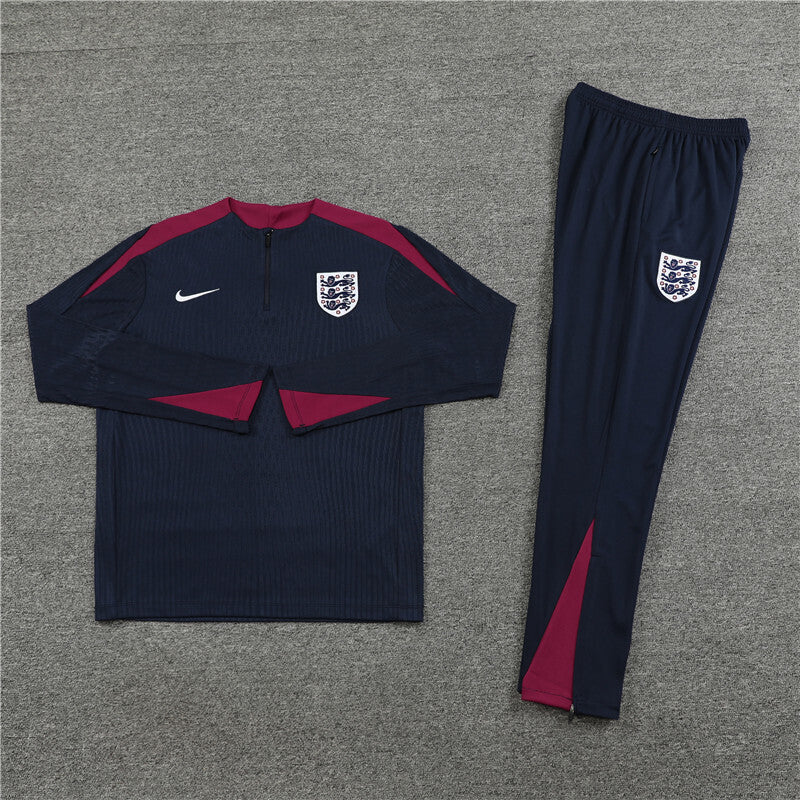 England Tracksuit-Navy Blue and Maroon