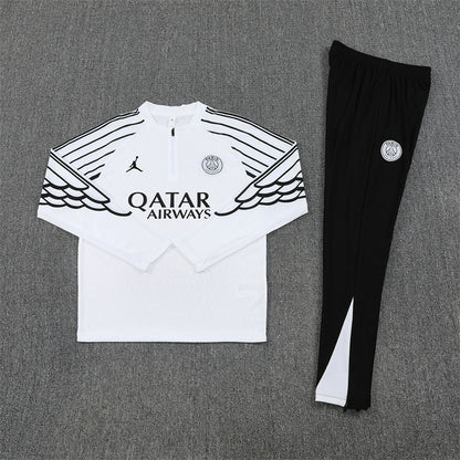 PSG Tracksuit-White and Black
