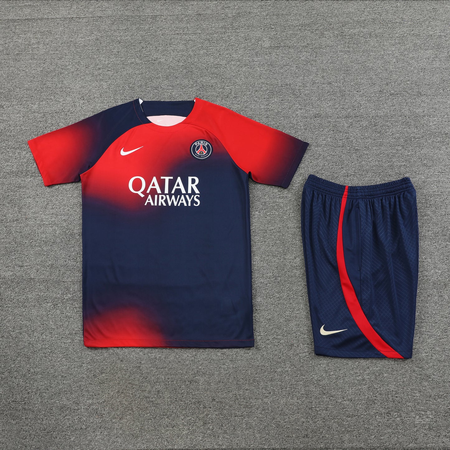 PSG Shorts Set-Red and Navy Blue