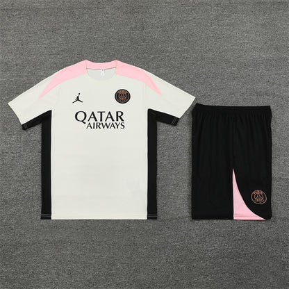 PSG Shorts Set-White and Black