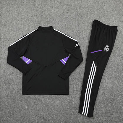 Real Madrid Tracksuit-Black