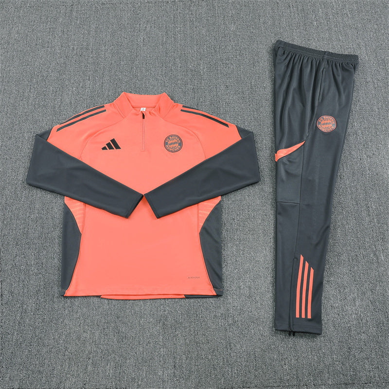 FC Bayern Munich Tracksuit-Orange and Dark Grey