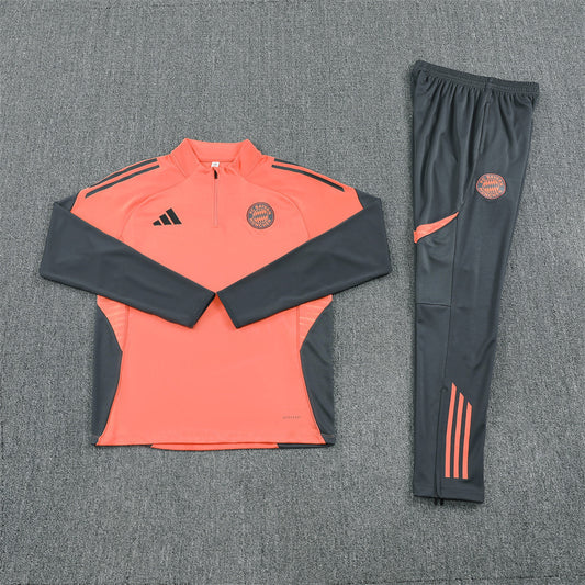 FC Bayern Munich Tracksuit-Orange and Dark Grey