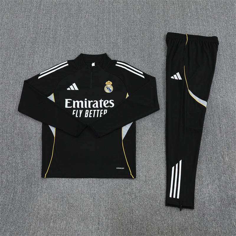 Real Madrid Tracksuit-Black