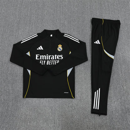 Real Madrid Tracksuit-Black