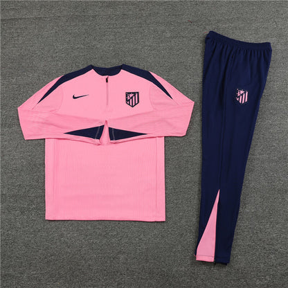Atletico Madrid Tracksuit-Pink and Navy Blue