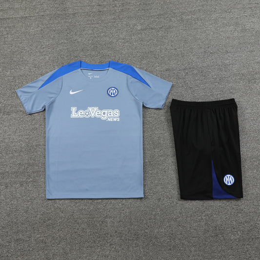 Inter Milan Shorts Set-Grey and Black