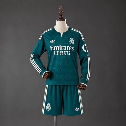 Real Madrid 26/27 Away Long-Sleeve Kids Kit