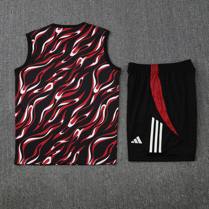 Manchester United Vest Set-Red and Black