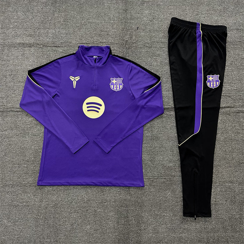 Barcelona Tracksuit-Purple and Black