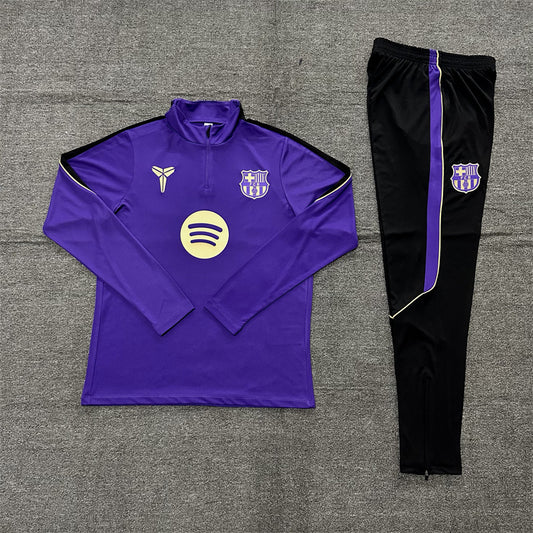 Barcelona Tracksuit-Purple and Black
