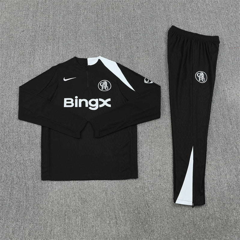 Chelsea Tracksuit-Black and White