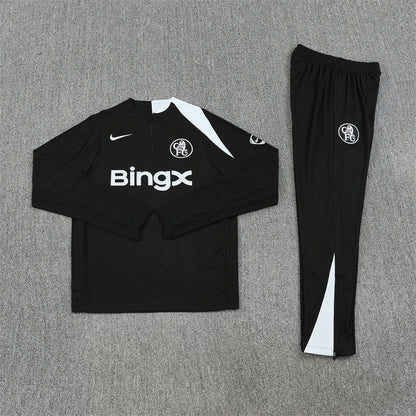 Chelsea Tracksuit-Black and White